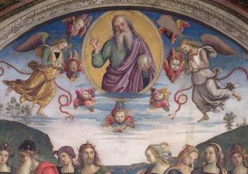 The Eternal Father in Glory with Prophets and Sibyls, from the Sala dell